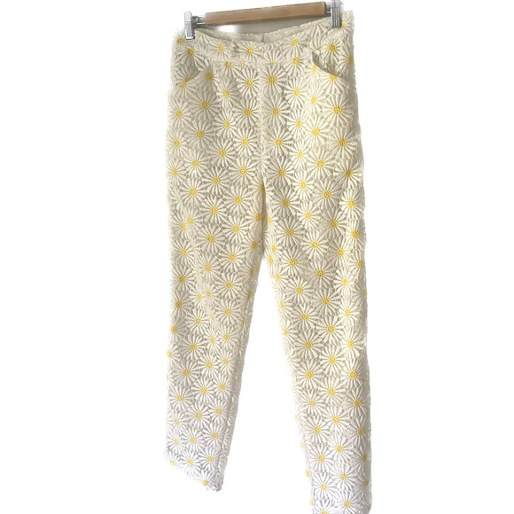 Sale ❤️NWOT Anthropologie Anna Sui Daisy Daisy Lace Pants - Picture 3 of 6